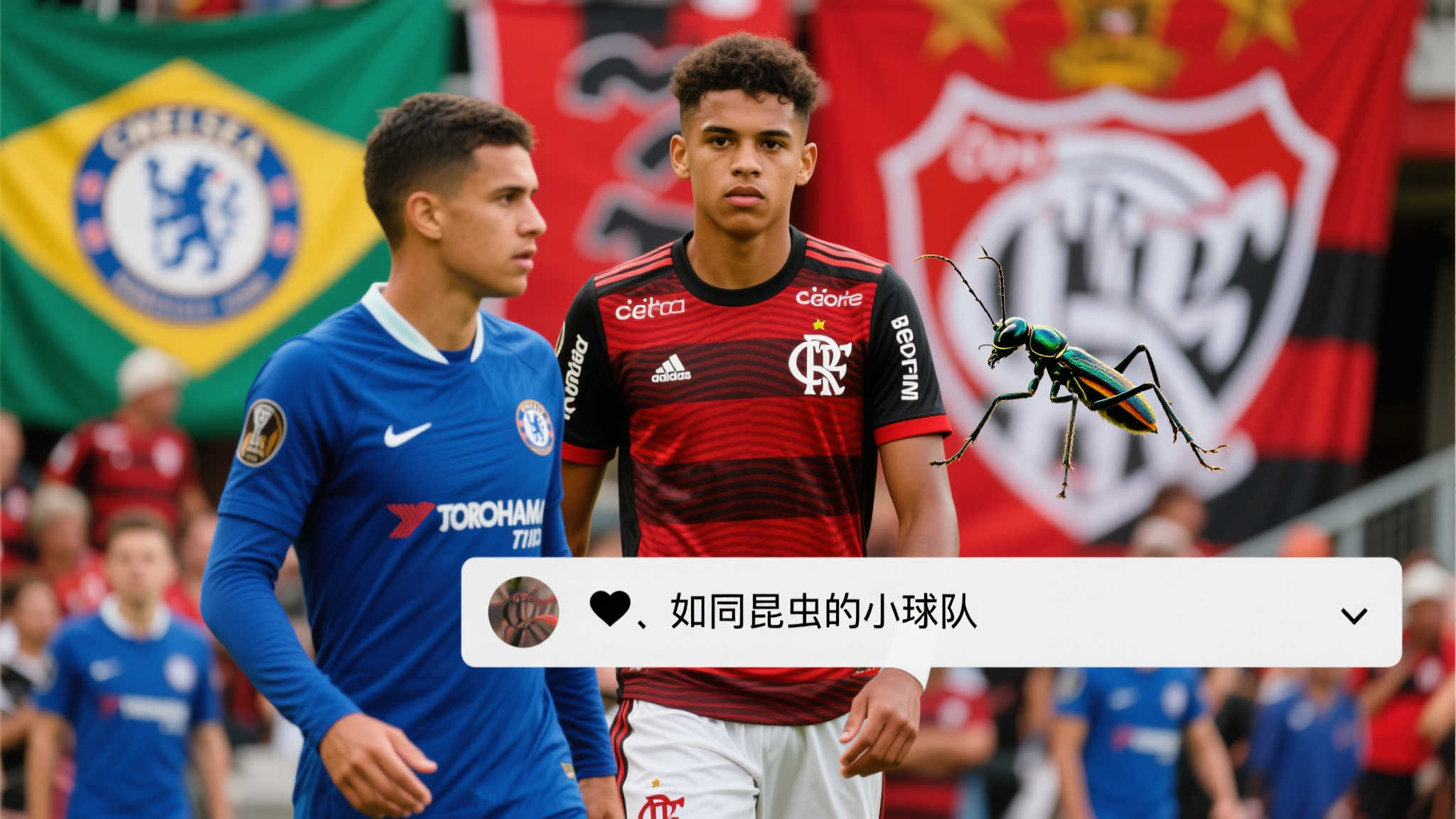 弗拉门戈戏称切尔西为“小昆虫球队”，引争议后迅速删帖